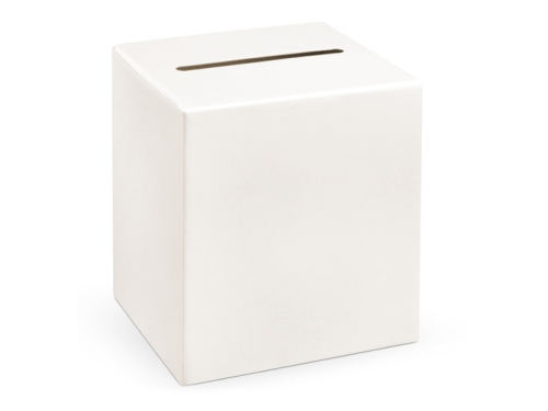 Wedding card box, cream