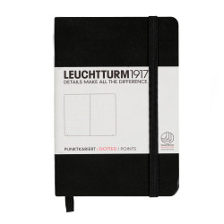 Notebook A5 - Leuchtturm1917 - dotted, black, 80 g/m2