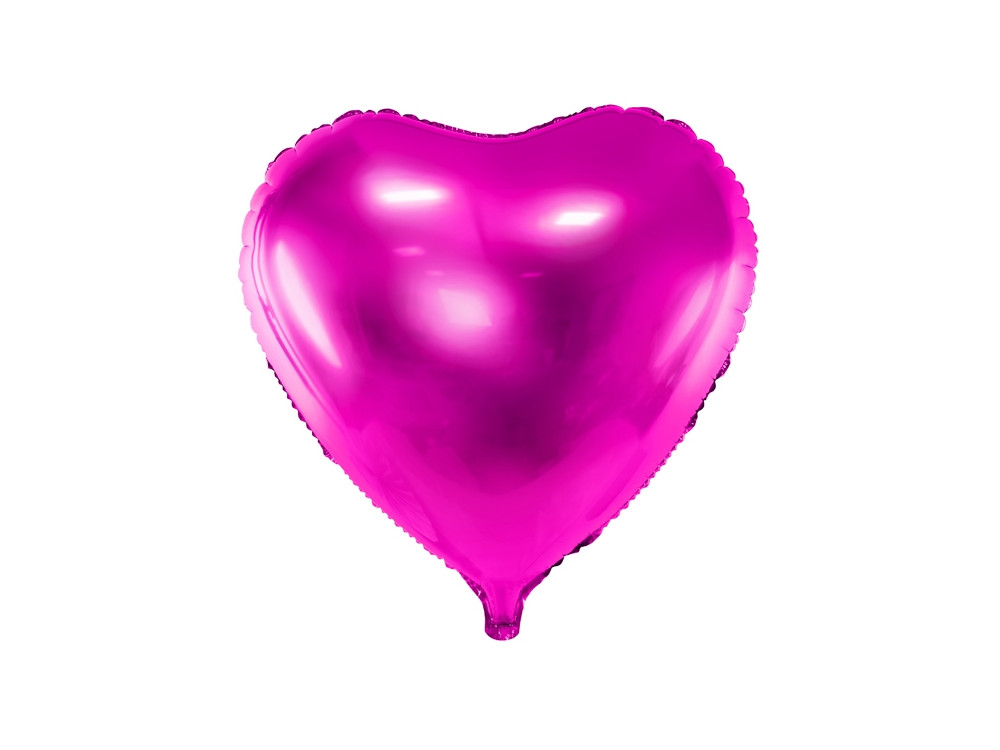 Balon foliowy Serce - ciemnoróżowy, 35 cm