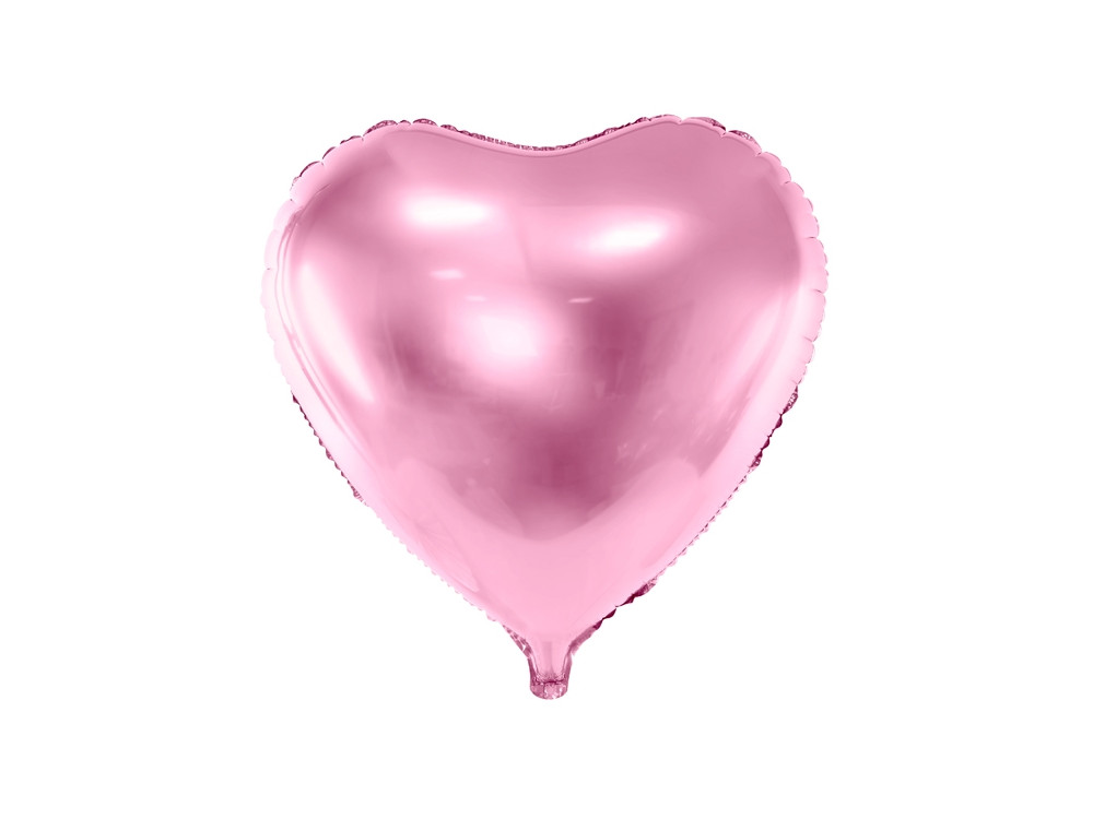 Balon foliowy Serce - jasnoróżowy, 35 cm