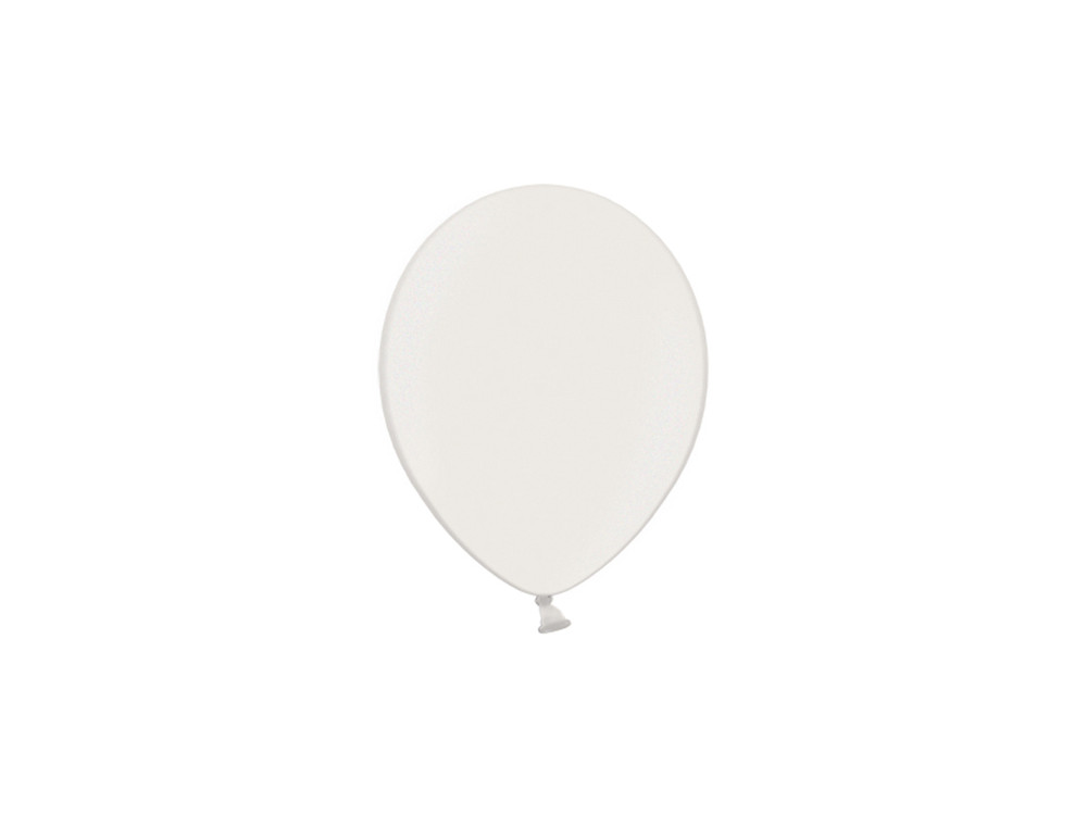 Celebration balloons - white, 23 cm, 100 pcs.