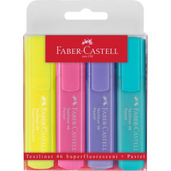 Zestaw zakreślaczy pastelowych - Faber-Castell - 4 kolory