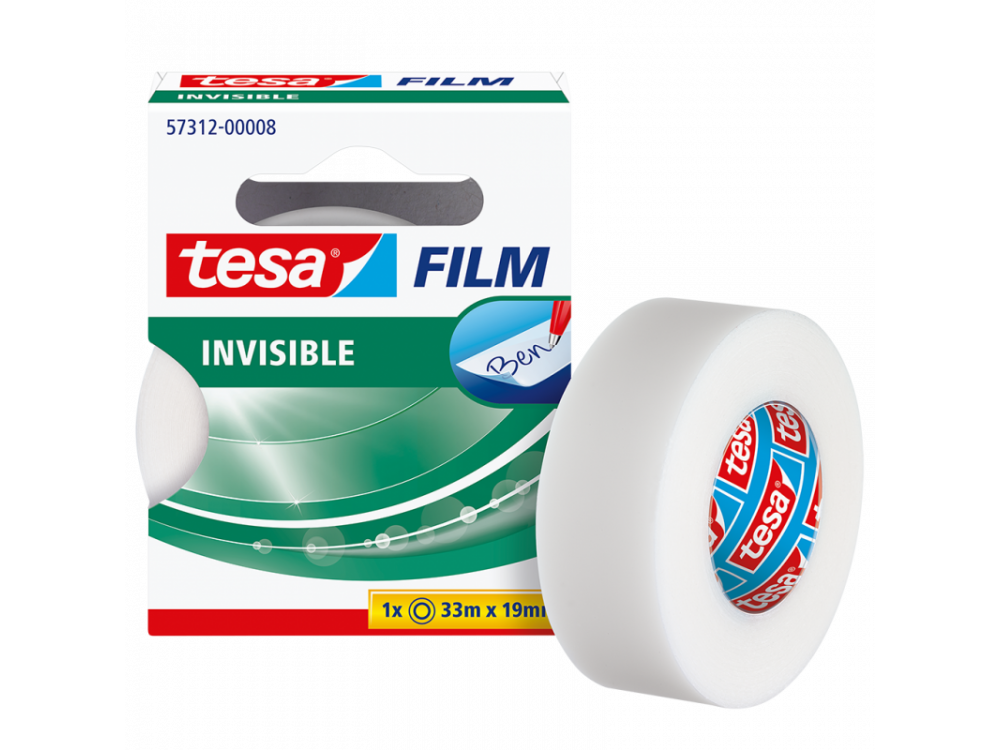 Taśma biurowa Tesafilm Invisible - 33m x 19mm