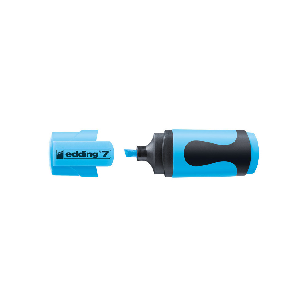 Mini highlighter - edding - fluo blue