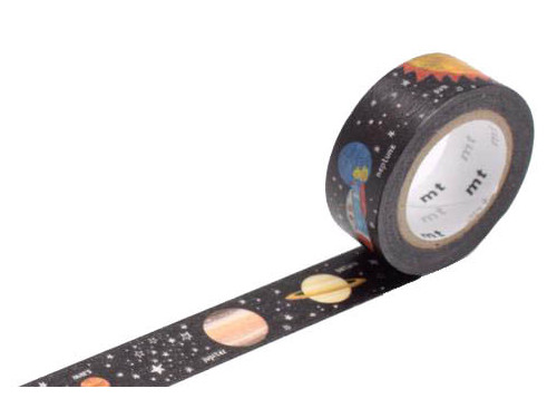 Taśma papierowa washi - MT Masking Tape - Planet, 10 m