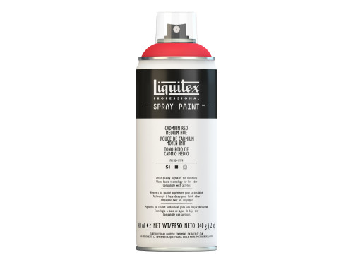 Spray paint - Liquitex - cadmium red medium hue, 400 ml