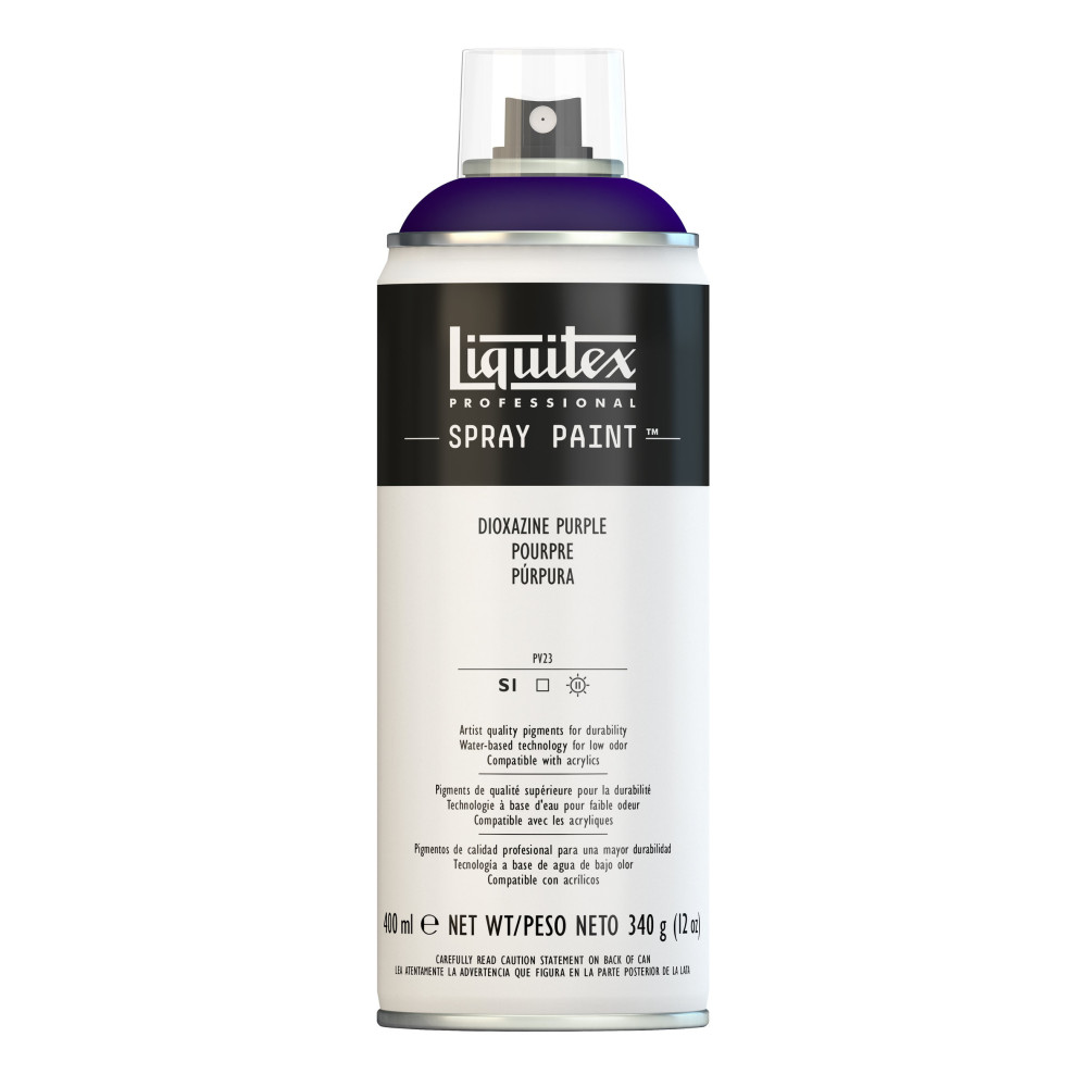 Farba akrylowa w spray'u - Liquitex - Dioxazineazine Purple, 400 ml