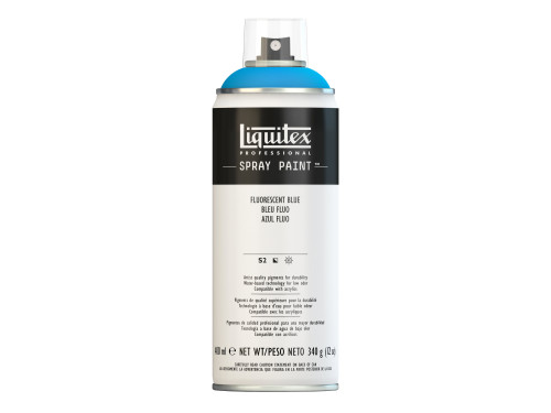 Farba akrylowa w spray'u - Liquitex - Fluorescent Blue, 400 ml
