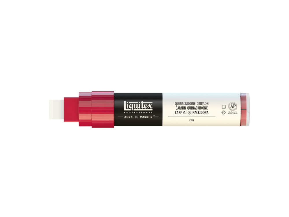 Acrylic marker - Liquitex - quinacridone crimson