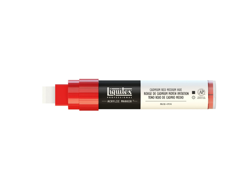 Marker akrylowy - Liquitex - cadmium red medium hue 15 mm