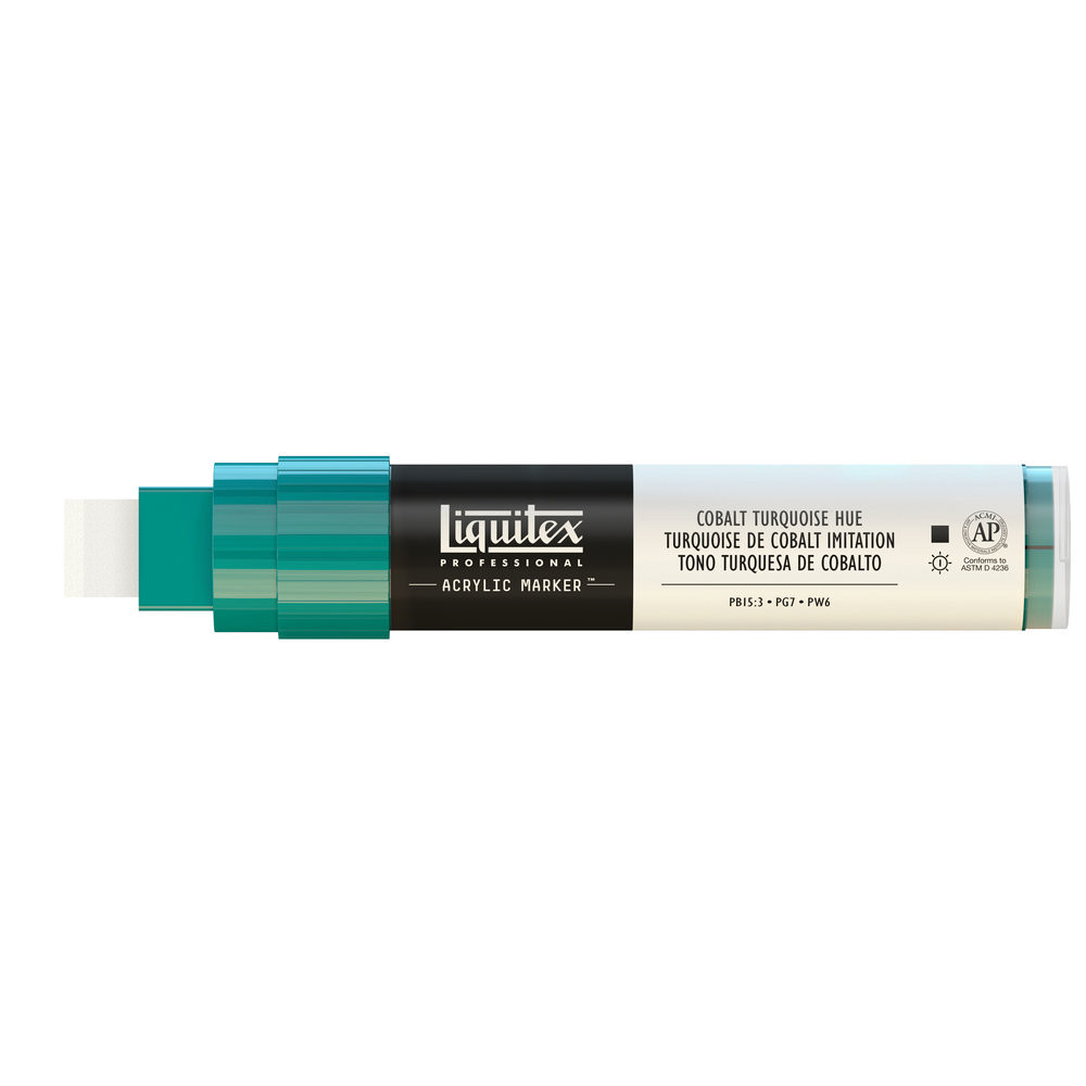 Acrylic marker - Liquitex - cobalt turquoise hue