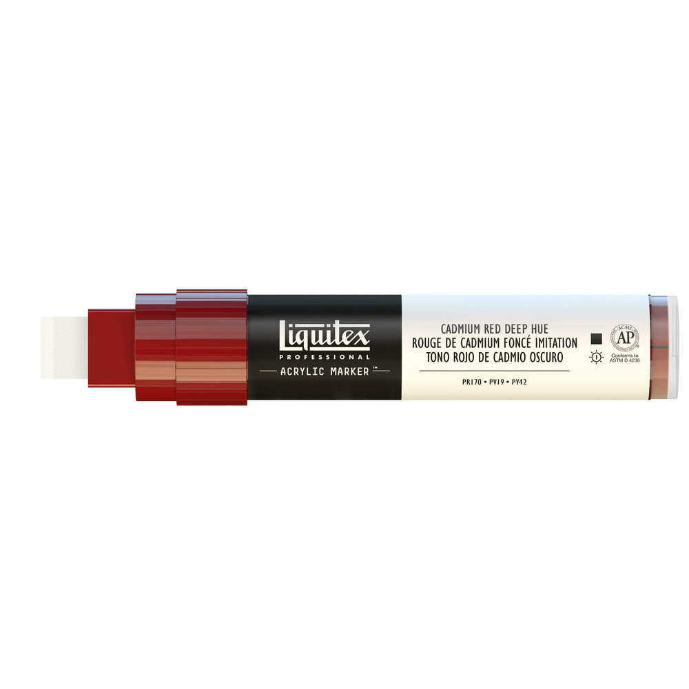 Marker akrylowy - Liquitex - cadmium red deep hue, 15 mm