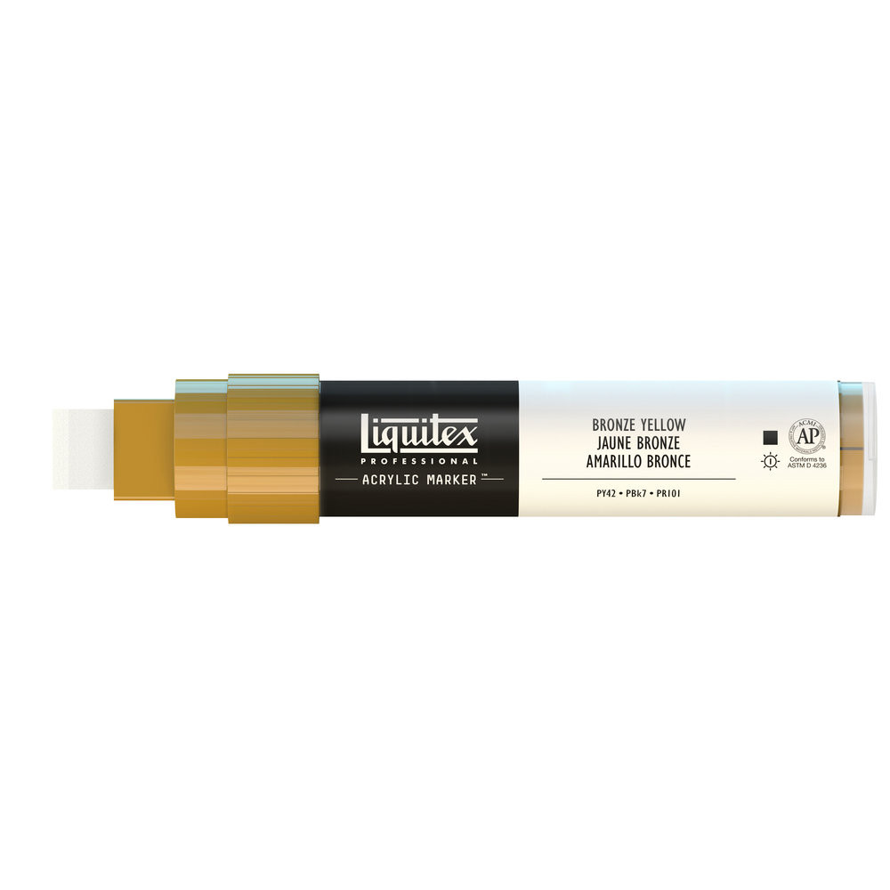 Marker akrylowy - Liquitex - bronze yellow, 15 mm
