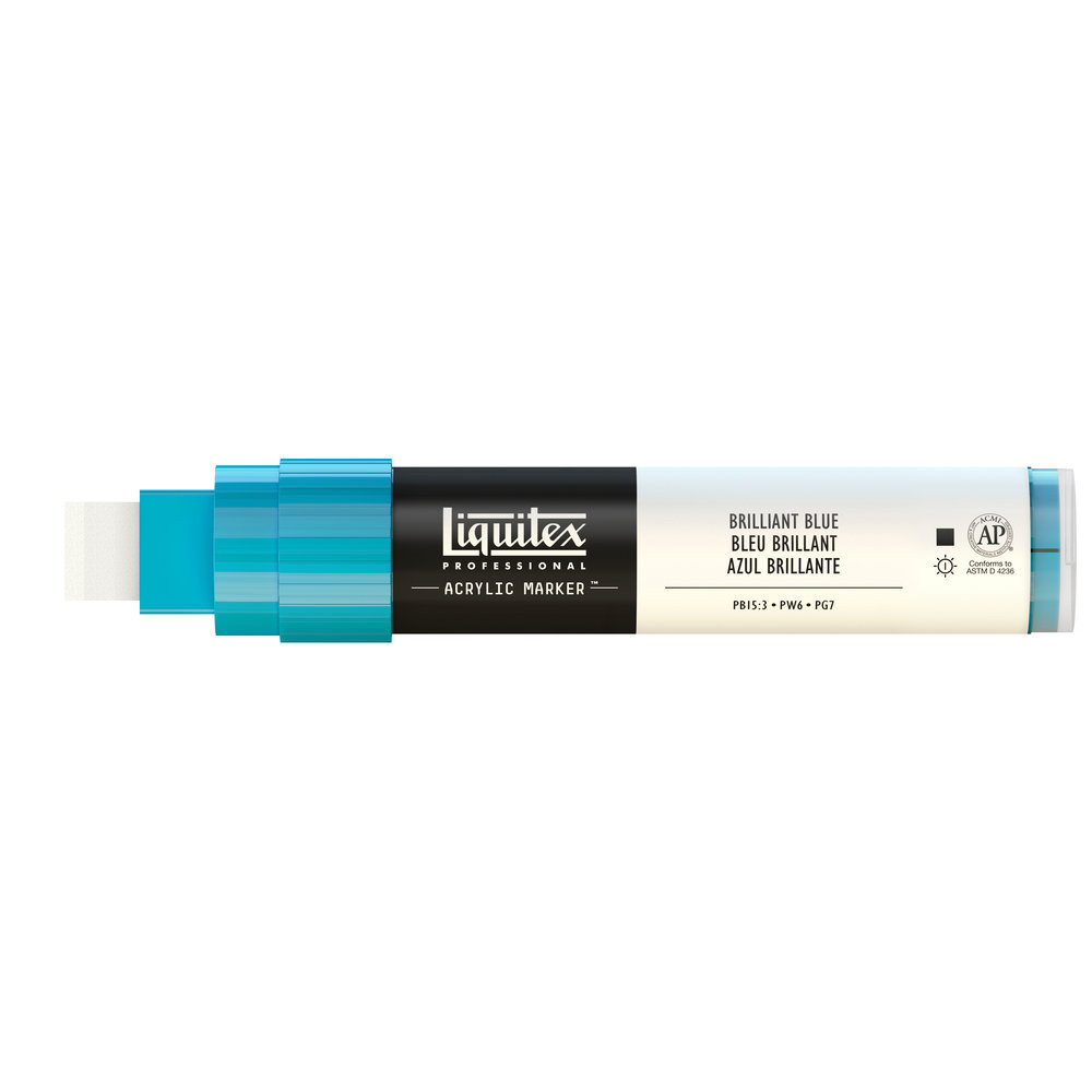 Acrylic marker - Liquitex - brilliant blue