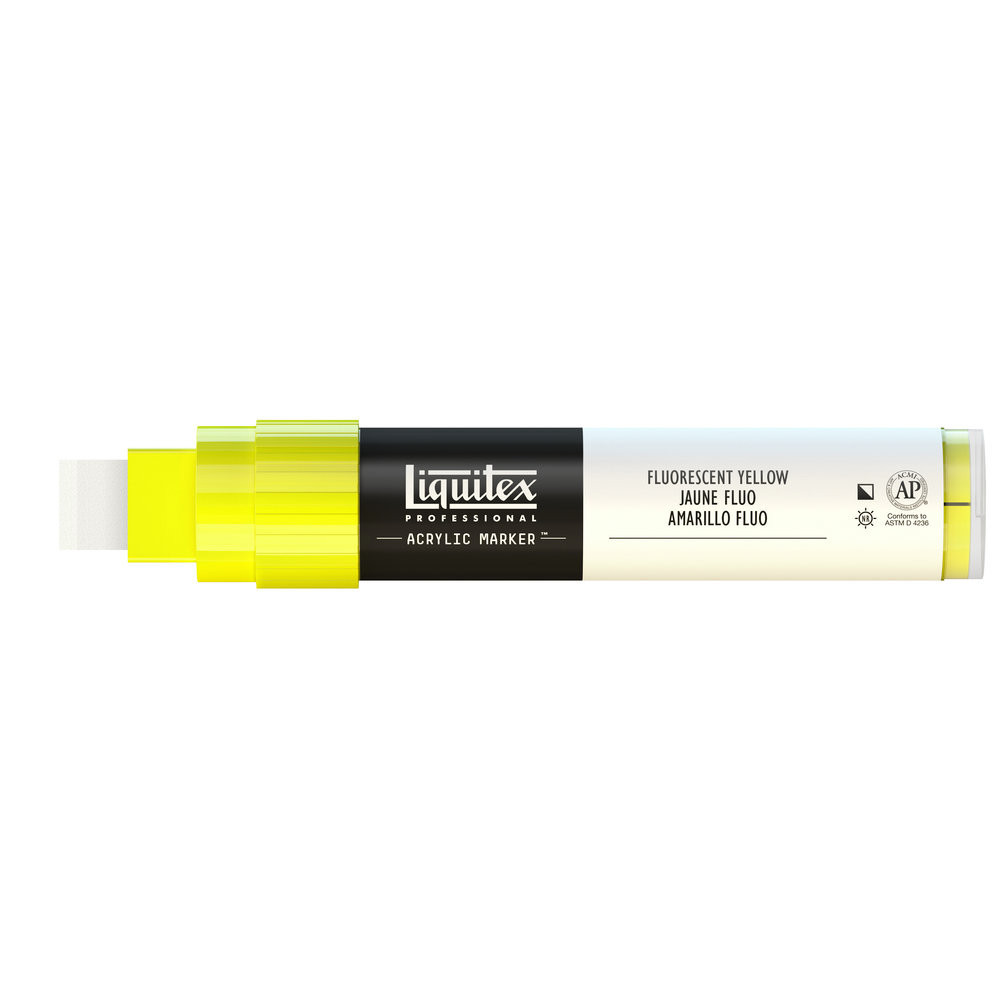 Marker akrylowy - Liquitex - fluorescent yellow, 15 mm