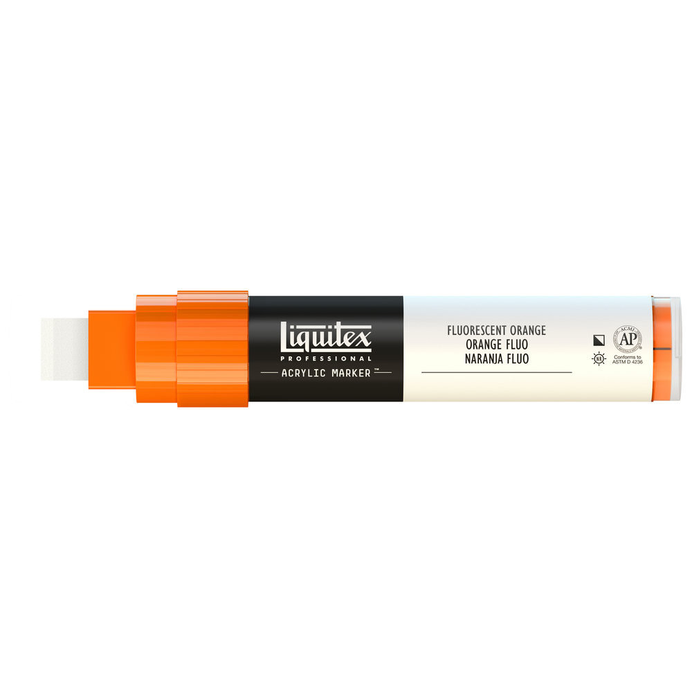 Acrylic marker - Liquitex - fluorescent orange