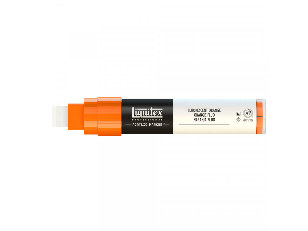 Acrylic marker - Liquitex - fluorescent orange