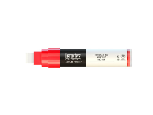 Acrylic marker - Liquitex - fluorescent red