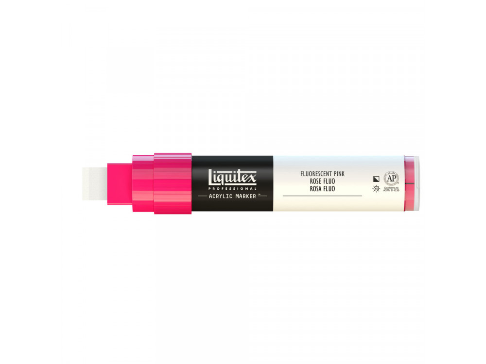 Marker akrylowy - Liquitex - fluorescent pink, 15 mm