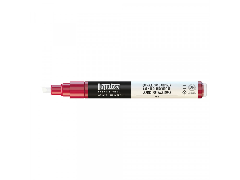 Acrylic marker - Liquitex - quinacridone crimson