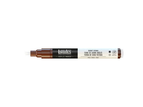 Marker akrylowy - Liquitex - burnt sienna 2 mm