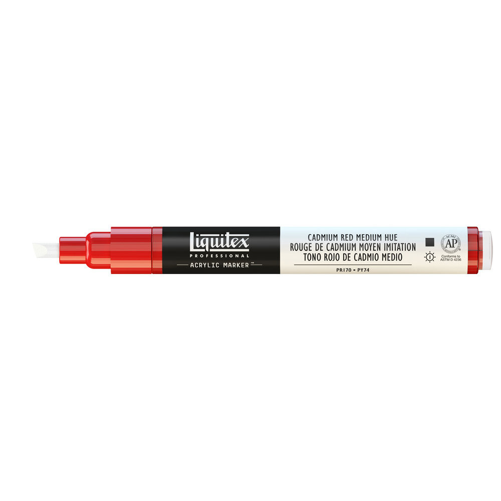 Marker akrylowy - Liquitex - cadmium red medium hue, 2 mm