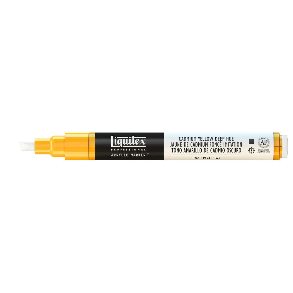 Marker akrylowy - Liquitex - cadmium yellow deep hue, 2 mm