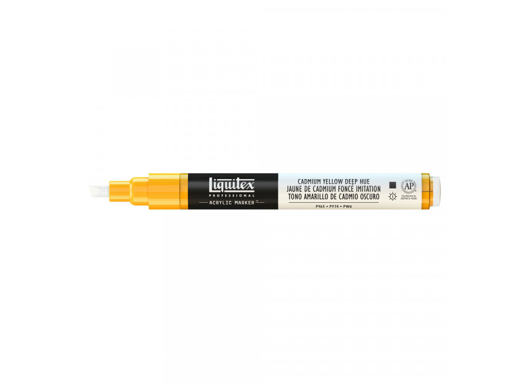 Marker akrylowy - Liquitex - cadmium yellow deep hue, 2 mm