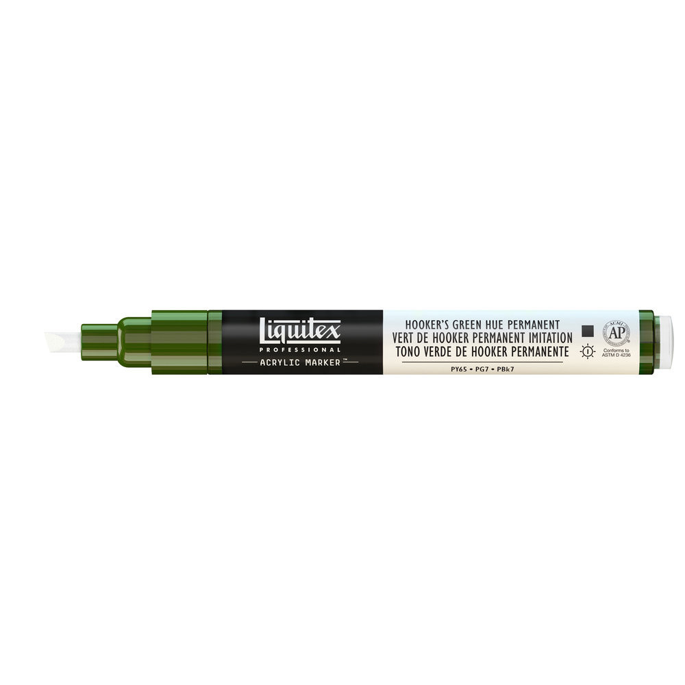 Acrylic marker - Liquitex - hooker's green hue permanent