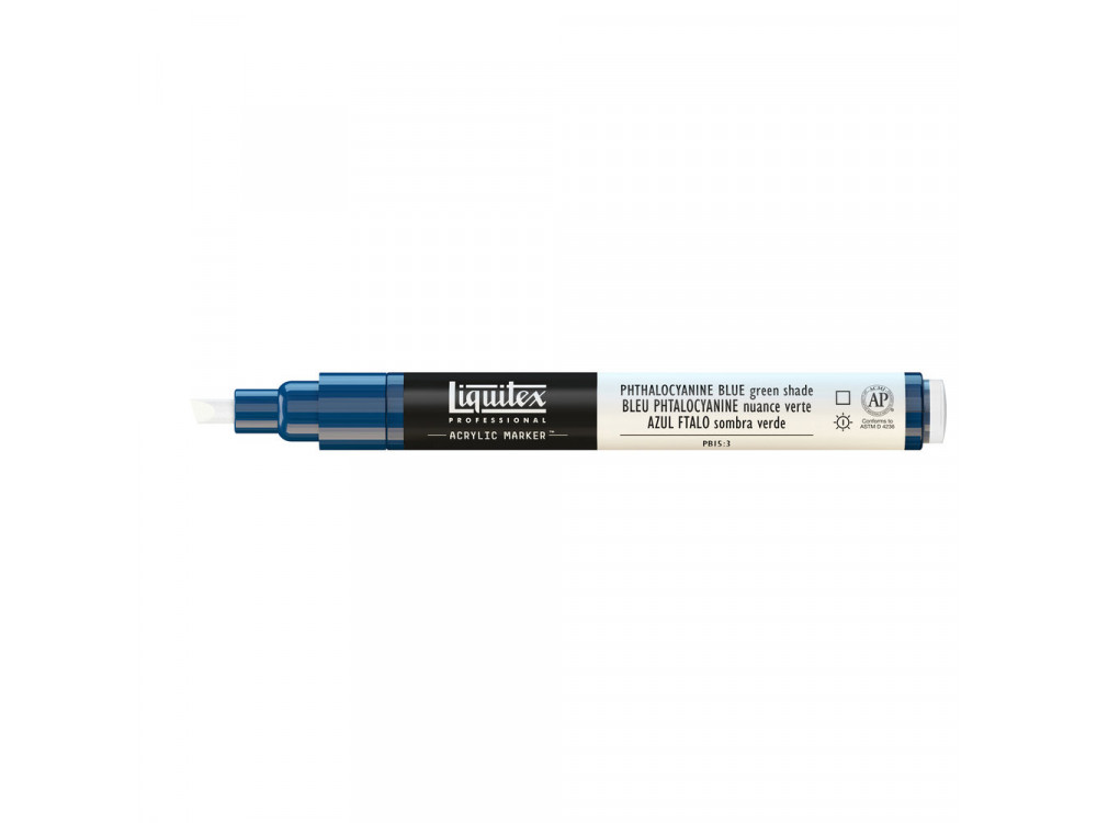 Acrylic marker - Liquitex - prussian blue hue