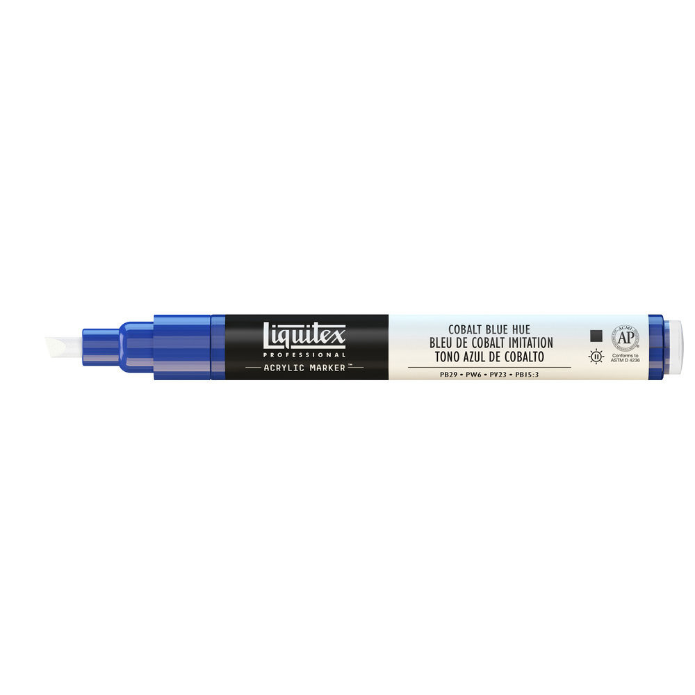 Marker akrylowy - Liquitex - cobalt blue hue, 2 mm