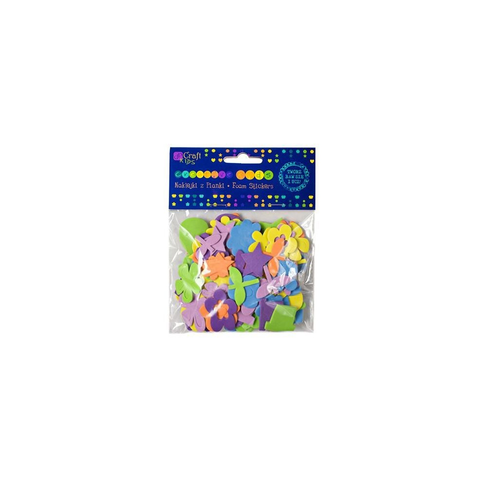 Foam stickers - DpCraft - daisies, 120 pcs.