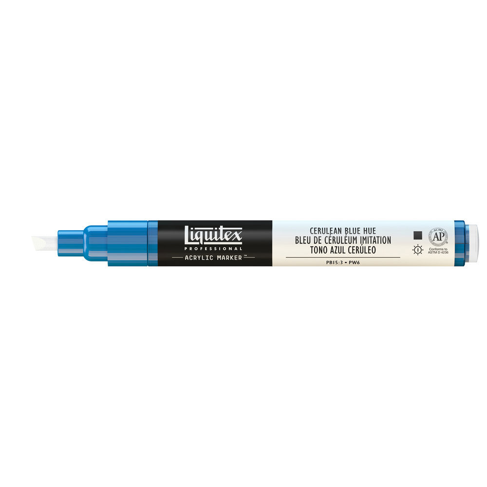 Marker akrylowy - Liquitex - cerulean blue hue, 2 mm