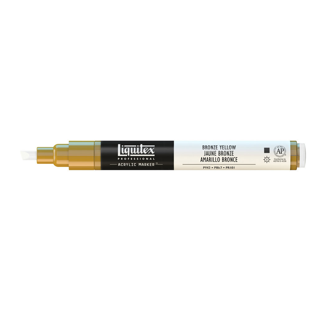 Marker akrylowy - Liquitex - bronze yellow, 2 mm