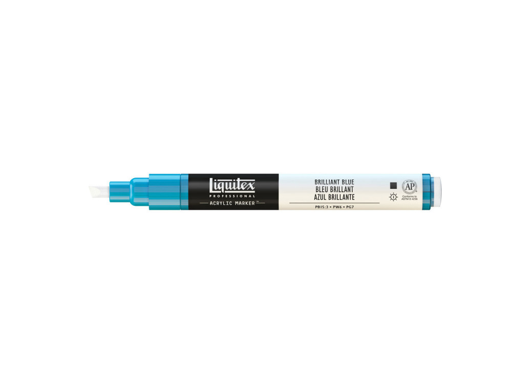 Acrylic marker - Liquitex - brilliant blue