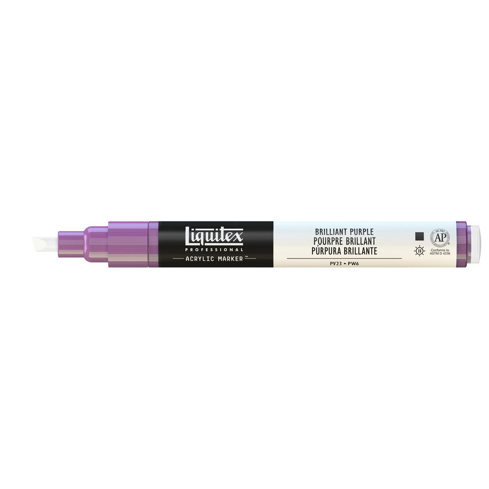 Marker akrylowy - Liquitex - brilliant purple, 2 mm