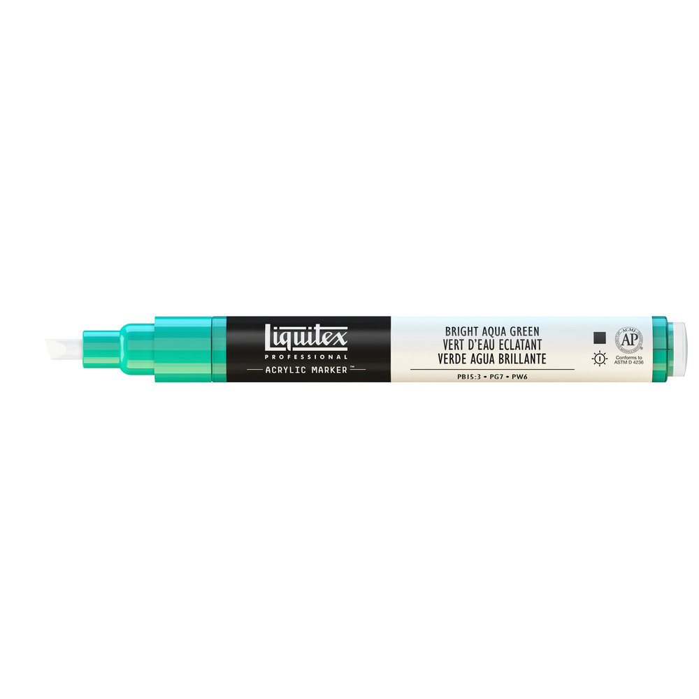 Marker akrylowy - Liquitex - bright aqua green, 2 mm