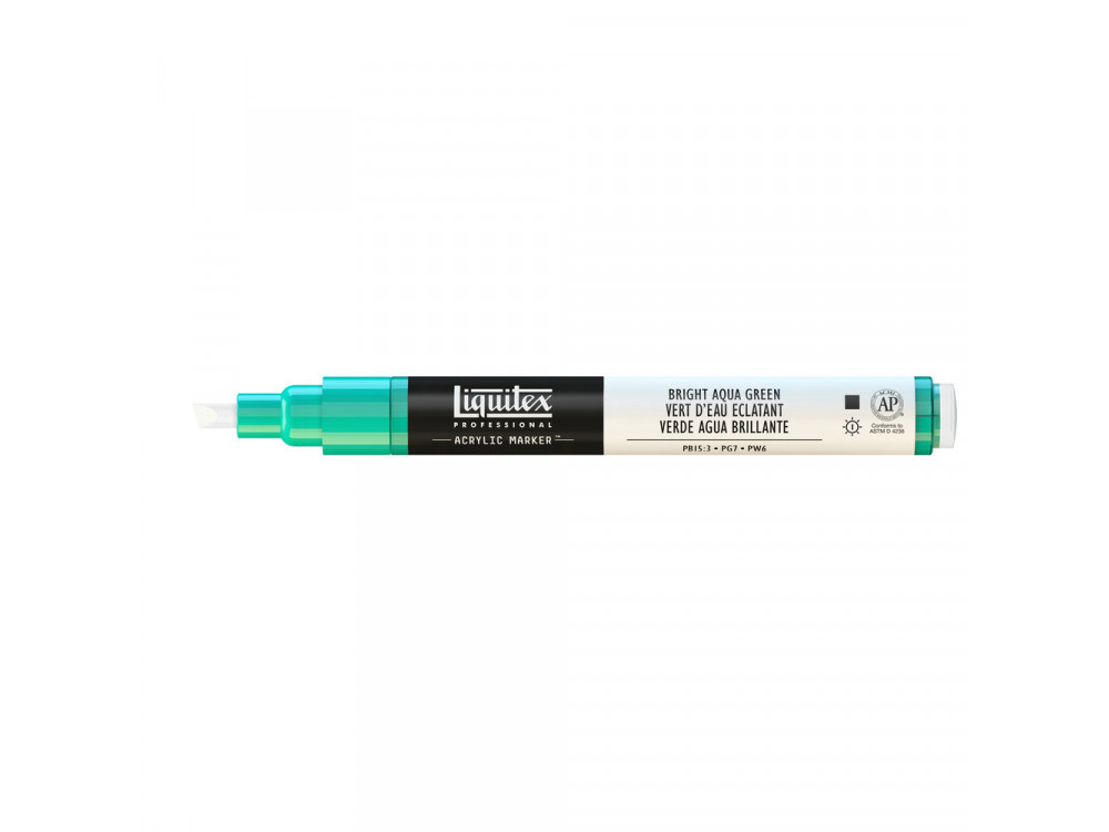 Marker akrylowy - Liquitex - bright aqua green, 2 mm