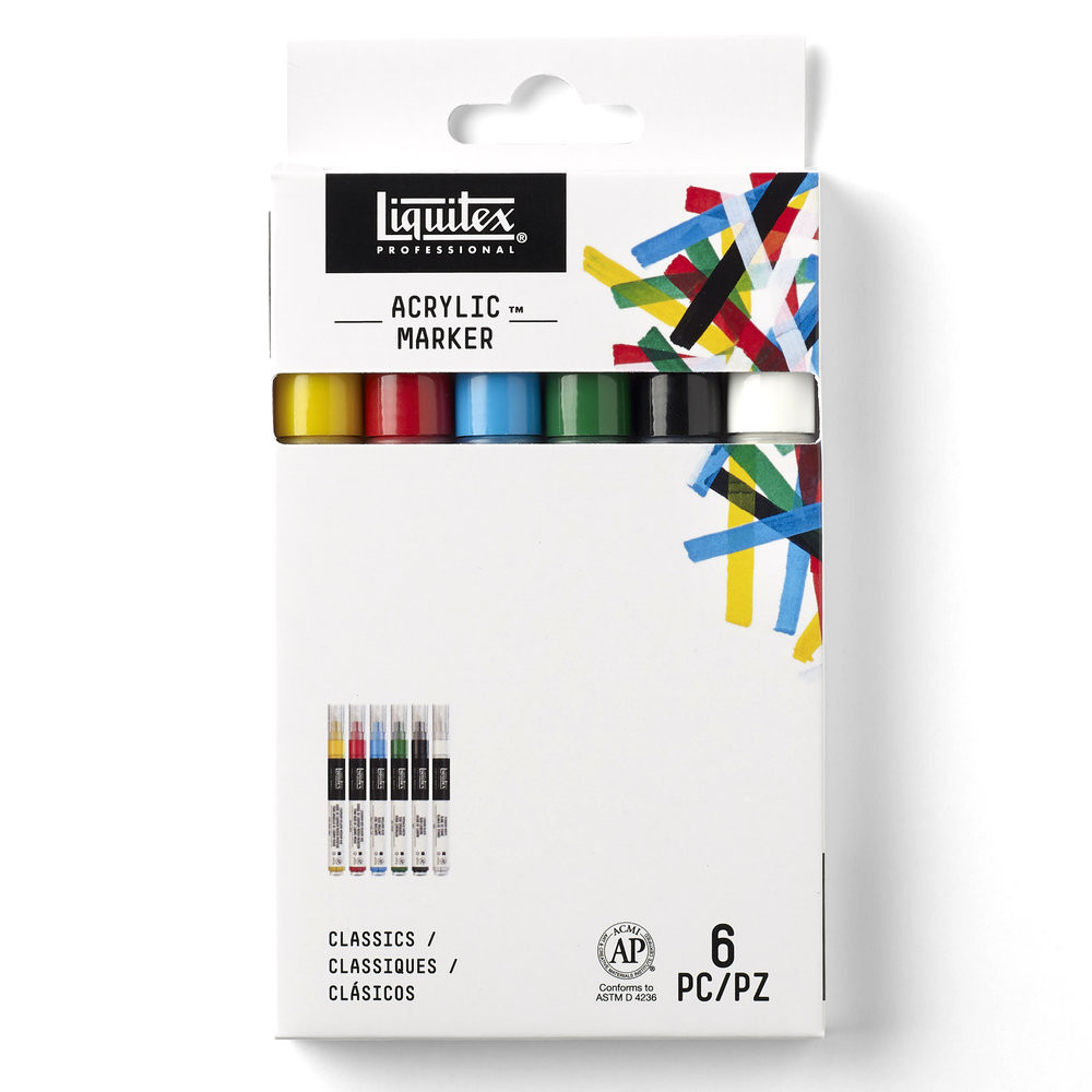 Classics Acrylic Markers Set - Liquitex - 6 items