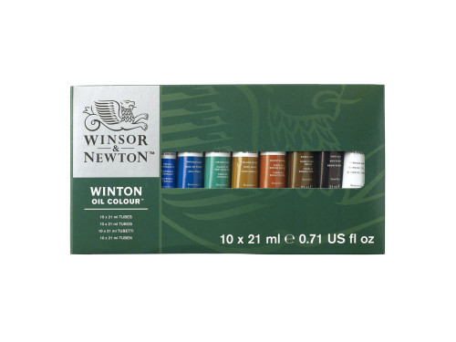 Zestaw farb olejnych Winton - Winsor & Newton - 10 kolorów x 21 ml