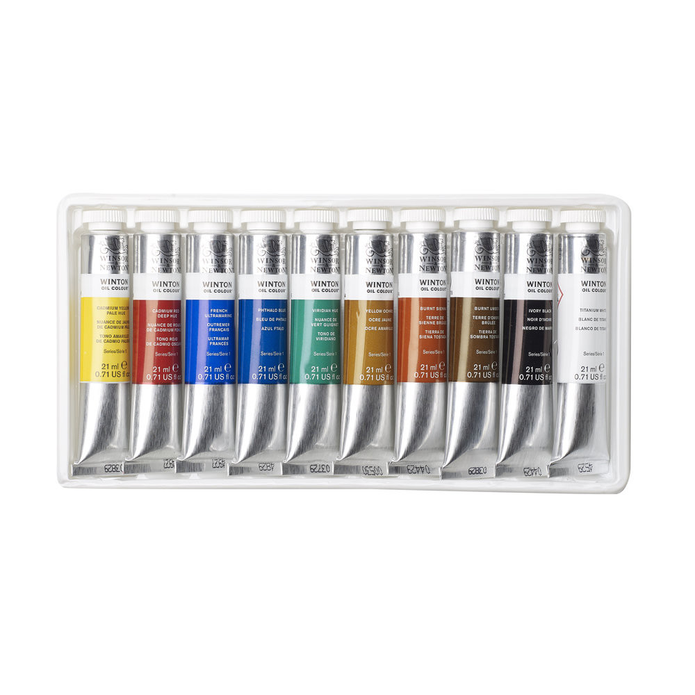 Zestaw farb olejnych Winton - Winsor & Newton - 10 kolorów x 21 ml
