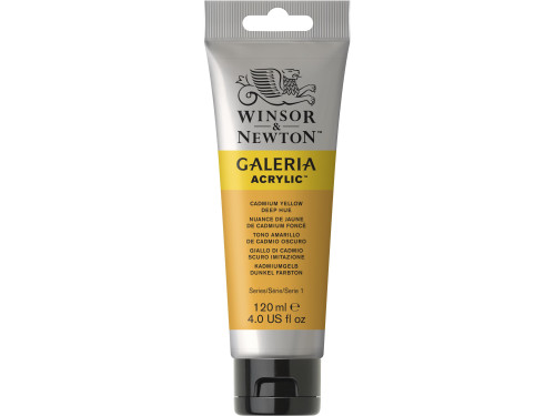 Farba akrylowa Galeria - Winsor & Newton - Cadmium Yellow Deep Hue, 120 ml