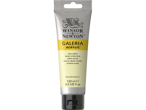 Farba akrylowa Galeria - Winsor & Newton - Pale Lemon, 120 ml