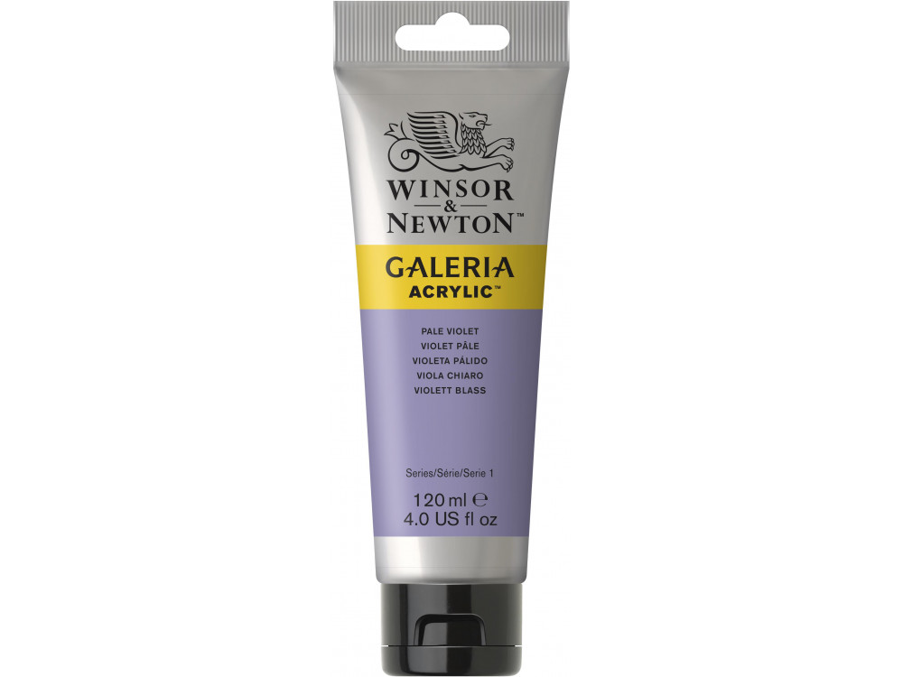 Farba akrylowa Galeria - Winsor & Newton - Pale Violet, 120 ml