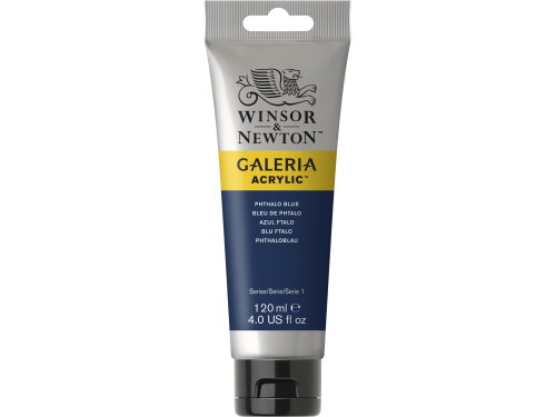 Acrylic paint Galeria - Winsor & Newton - Phthalo Blue, 120 ml