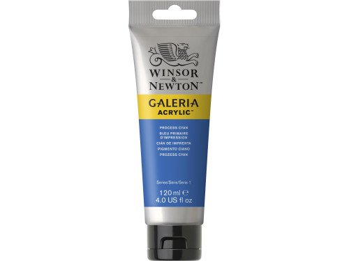 Acrylic paint Galeria - Winsor & Newton - Process Cyan, 120 ml