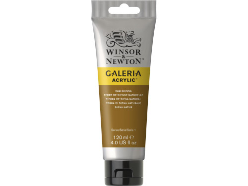 Farba akrylowa Galeria - Winsor & Newton - Raw Sienna, 120 ml