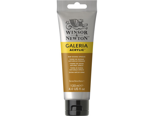 Farba akrylowa Galeria - Winsor & Newton - Raw Sienna Opaque, 120 ml