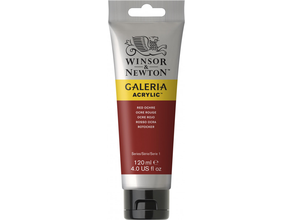 Acrylic paint Galeria - Winsor & Newton - Red Ochre, 120 ml