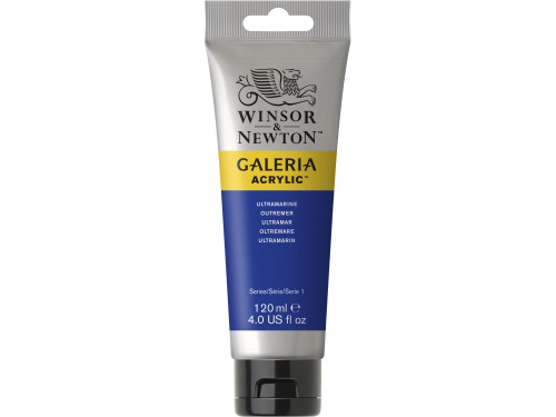 Farba akrylowa Galeria - Winsor & Newton - Ultramarine, 120 ml